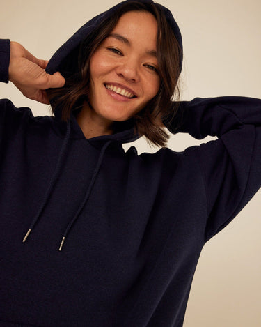 Missy Triblend Fleece Pullover Hoodie Womens Outerwear Sweatshirt Threads 4 Thought 