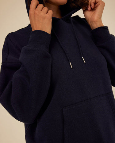 Missy Triblend Fleece Pullover Hoodie Womens Outerwear Sweatshirt Threads 4 Thought 