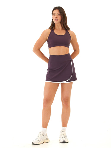Nani Power Performance Contrast Trim Skort Womens Bottoms Skirt Threads 4 Thought 