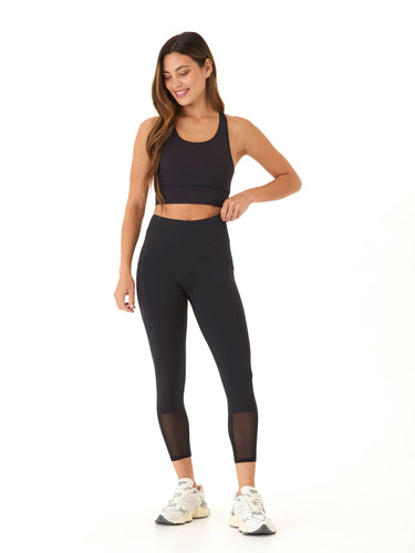 Katalina High Rise Performance Mesh Panel 7/8 Legging Womens Bottoms Leggings Threads 4 Thought 