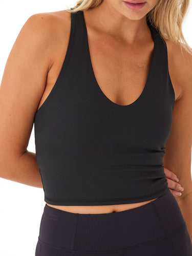 Zorah Eco Compression Longline Sports Bra Womens Tops Sports Bra Threads 4 Thought