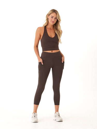 Zorah Eco Compression Longline Sports Bra Womens Tops Sports Bra Threads 4 Thought 