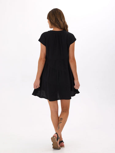 Delphine Gauze Asymmetrical Dress Womens Dresses Threads 4 Thought 