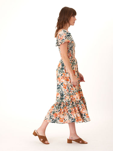 Josette Printed Tencel Midi Dress Womens Dresses Threads 4 Thought 