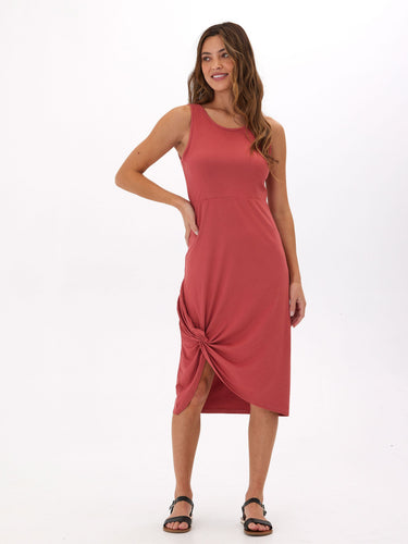 Lula Luxe Jersey Knotted Midi Dress Womens Dresses Threads 4 Thought 