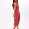 Lula Luxe Jersey Knotted Midi Dress Womens Dresses Threads 4 Thought 