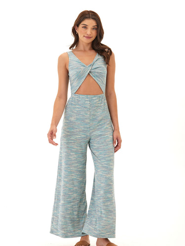 Ayesha Marble Rib Twist Jumpsuit Womens Rompers Threads 4 Thought 