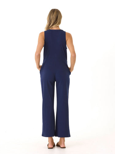 Livvie Smocked Jersey Jumpsuit Womens Rompers Threads 4 Thought 