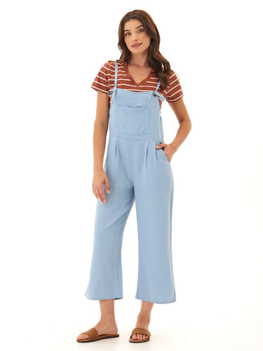 Alexis Stretch Chambray Jumpsuit Womens Rompers Threads 4 Thought 