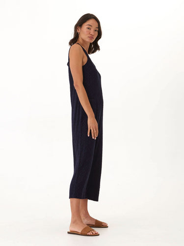 Rainey Jacquard Terry Patch Pocket Jumpsuit Womens Rompers Threads 4 Thought 