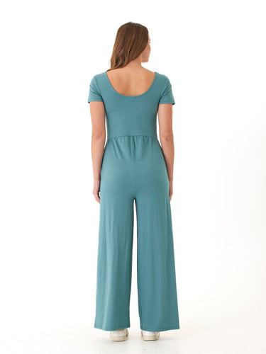 Cori Luxe Jersey Short Sleeve Jumpsuit Womens Rompers Threads 4 Thought 