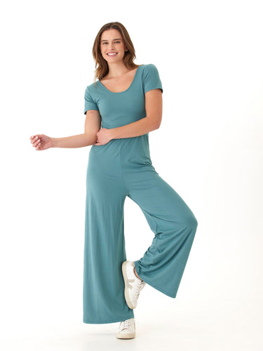 Cori Luxe Jersey Short Sleeve Jumpsuit Womens Rompers Threads 4 Thought