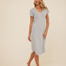 Ethel Mineral Wash Eco Jersey Midi Dress Threads 4 Thought 