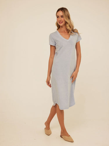 Ethel Mineral Wash Eco Jersey Midi Dress Threads 4 Thought 
