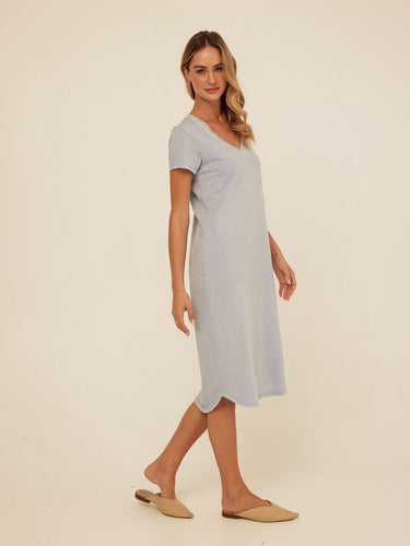 Ethel Mineral Wash Eco Jersey Midi Dress Threads 4 Thought 