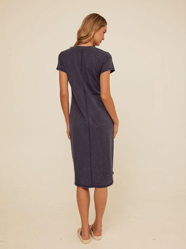 Ethel Mineral Wash Eco Jersey Midi Dress Threads 4 Thought 