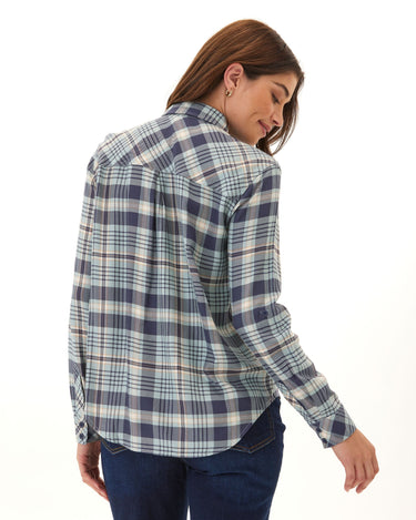 Prudence Bristol Plaid Woven Button-Up Shirt Threads 4 Thought 