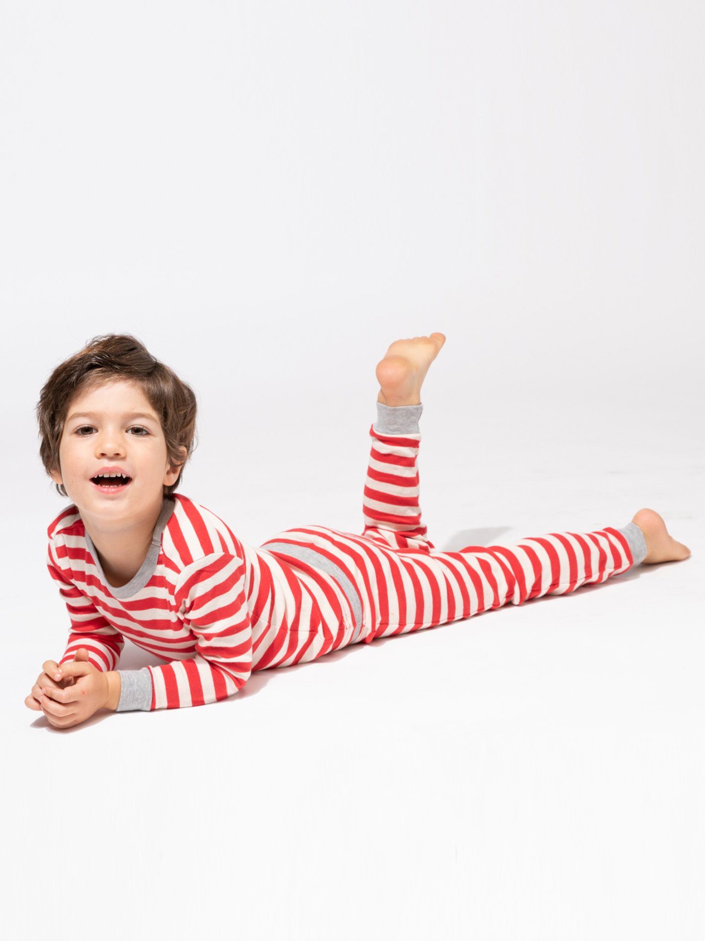Theo + Leigh Kids Stripe Pajama Kids Pajamas Theo+Leigh 