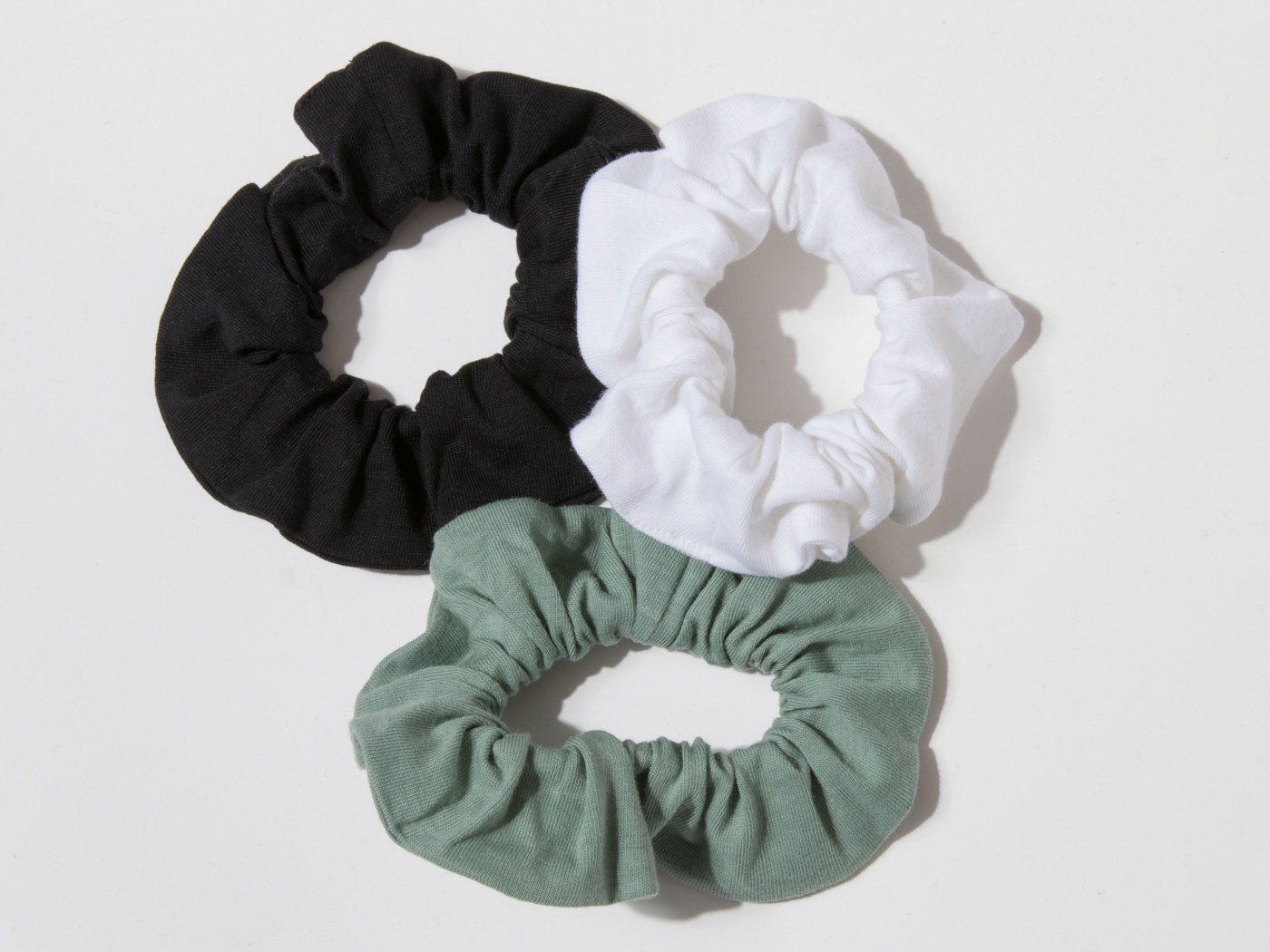 Invincible Scrunchie Set Of 3 - Black, White, Black Accessories Scrunchie Threads 4 Thought 