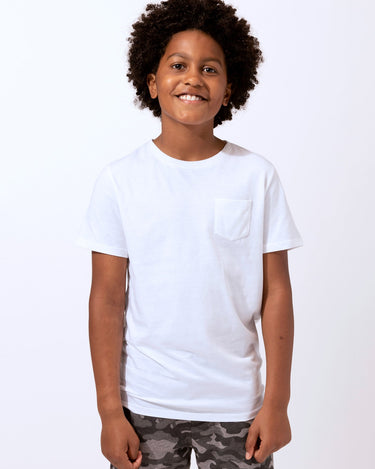 Kids Invincible Crew Neck Pocket Tee Boys Tops Tshirt Threads 4 Thought 