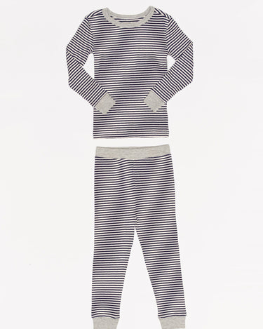 Kids Holiday Stripe PJ Set Kids Pajamas Theo+Leigh 