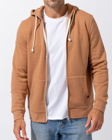 Triblend Fleece Zip Hoodie Mens Outerwear Sweatshirt Threads 4 Thought 