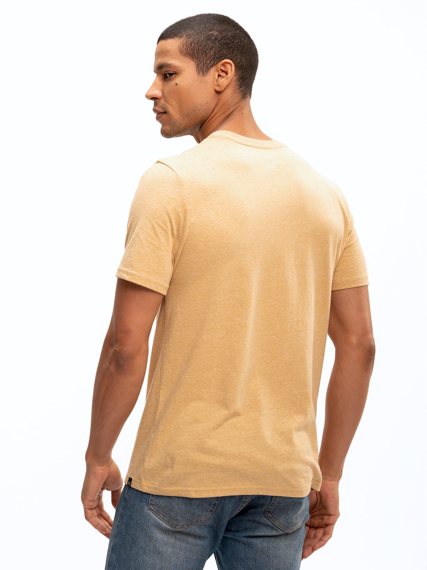 Triblend Short Sleeve V-Neck Tee Mens Tops Tshirt Short Threads 4 Thought 