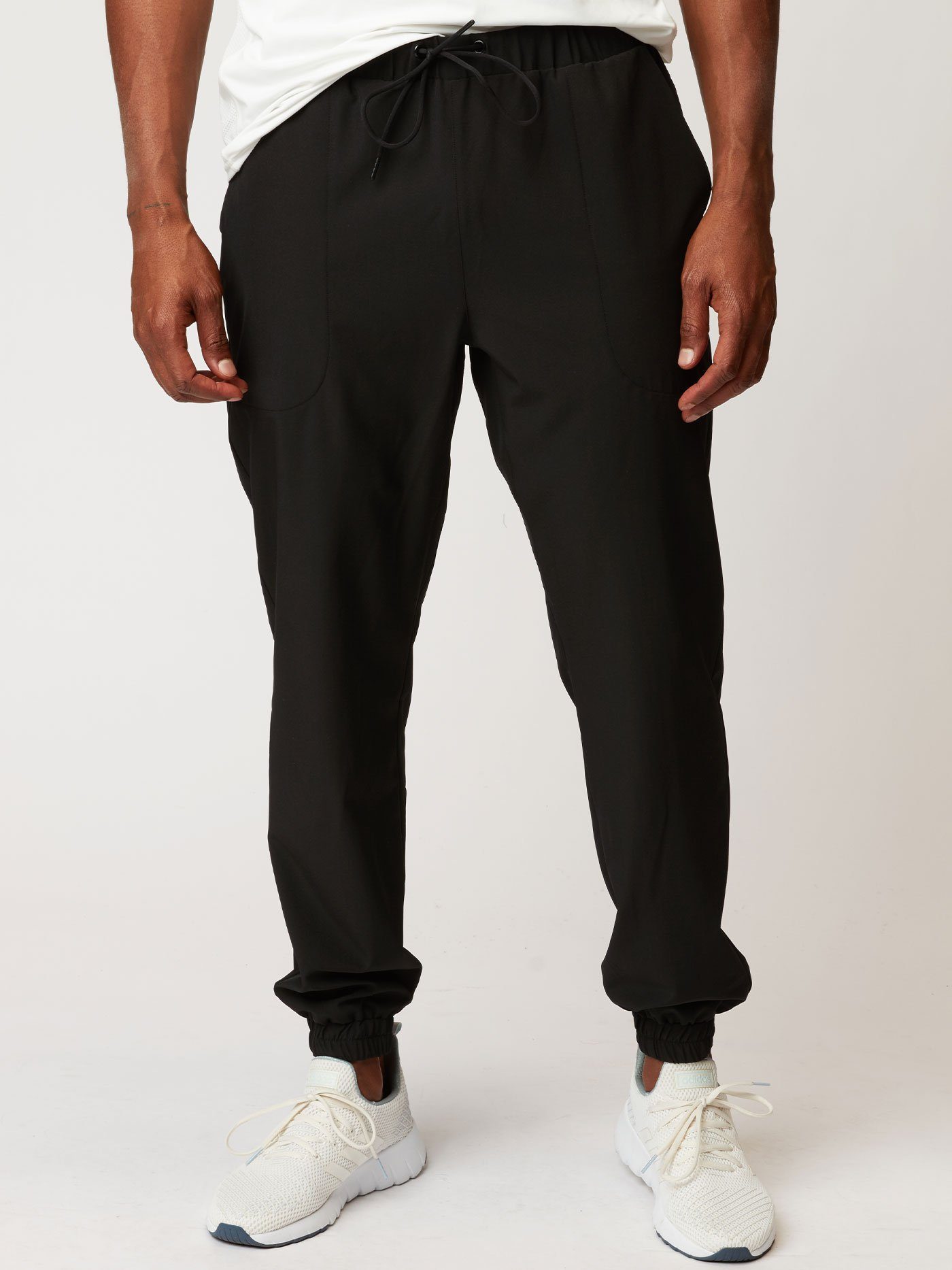 Francis Woven Jogger in Black – Threads 4 Thought