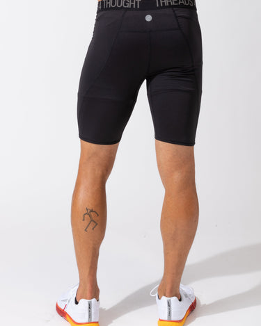 Xander Compression Short in Jet Black – Threads 4 Thought