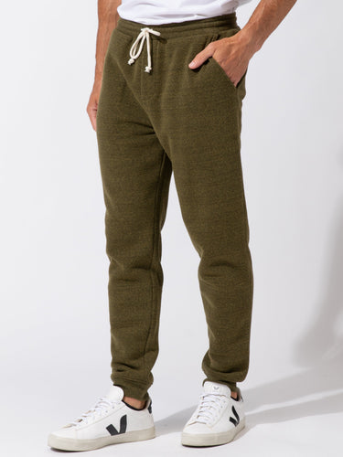 Triblend Fleece Jogger Mens Bottoms Threads 4 Thought 