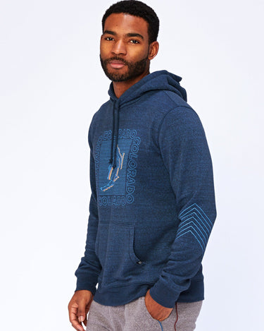 Colorado Ski Graphic Hoodie Mens Outerwear Sweatshirt Threads 4 Thought