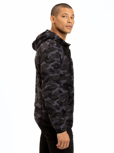Breton Camo Half-Zip Hoodie Mens Outerwear Sweatshirt Threads 4 Thought 