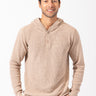 Henley Waffle Knit Hoodie Mens Outerwear Sweatshirt Threads 4 Thought 