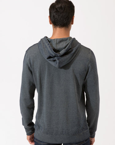 Burnout Fleece Pullover Hoodie Mens Outerwear Sweatshirt Threads 4 Thought 