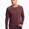 Long Sleeve Triblend Pocket Crew Tee Mens Tops Tshirt Long Threads 4 Thought 