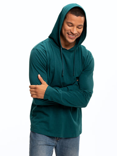 Slub Jersey Pullover Hoodie Mens Outerwear Sweatshirt Threads 4 Thought 