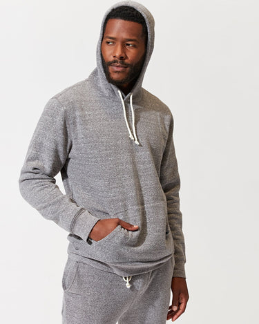Triblend Pullover Hoodie in Heather Grey – Threads 4 Thought