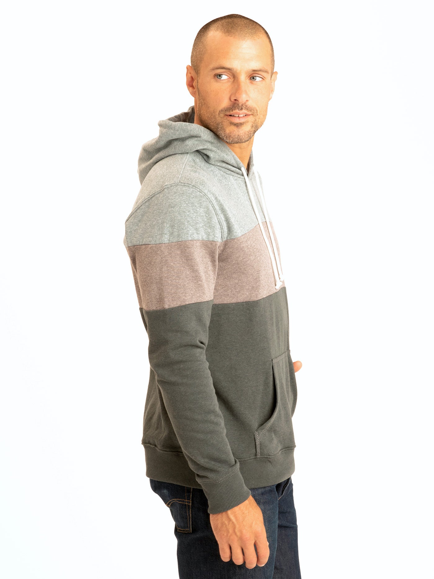 Romero Colorblock Pullover Hoodie – Threads 4 Thought