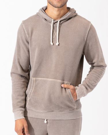Mineral Wash Pullover Hoodie Mens Outerwear Sweatshirt Threads 4 Thought 