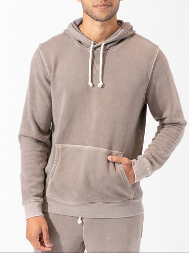Mineral Wash Pullover Hoodie Mens Outerwear Sweatshirt Threads 4 Thought 