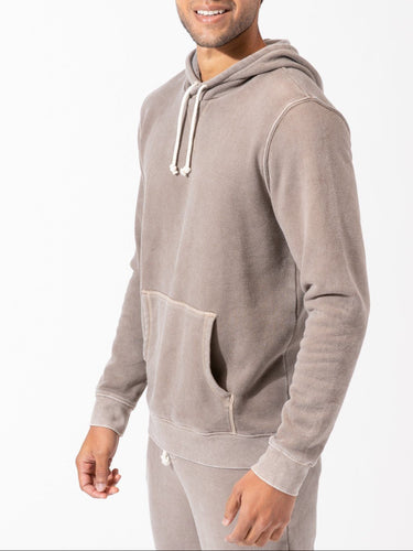 Mineral Wash Pullover Hoodie Mens Outerwear Sweatshirt Threads 4 Thought 