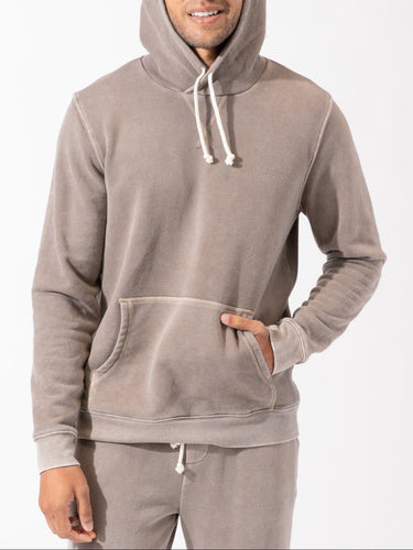 Mineral Wash Pullover Hoodie Mens Outerwear Sweatshirt Threads 4 Thought 