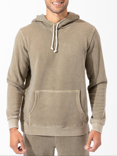 Mineral Wash Pullover Hoodie Mens Outerwear Sweatshirt Threads 4 Thought 