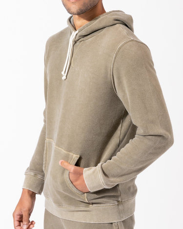 Mineral Wash Pullover Hoodie Mens Outerwear Sweatshirt Threads 4 Thought 