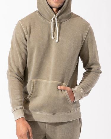 Mineral Wash Pullover Hoodie Mens Outerwear Sweatshirt Threads 4 Thought 