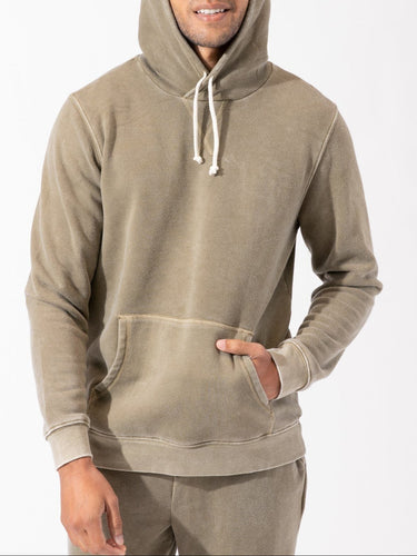 Mineral Wash Pullover Hoodie Mens Outerwear Sweatshirt Threads 4 Thought 