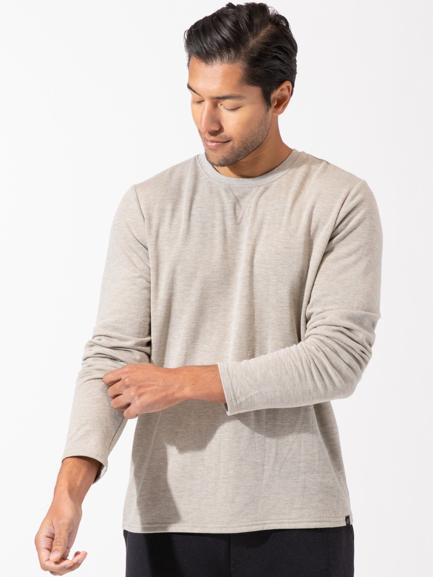 Beckett Featherweight Lounge Crew Mens Tops Threads 4 Thought 