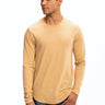 Kye Triblend Long Sleeve Crew Mens Tops Tshirt Long Threads 4 Thought 