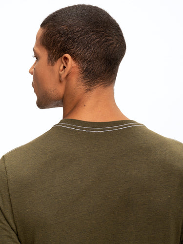 Kye Triblend Long Sleeve Crew Mens Tops Tshirt Long Threads 4 Thought