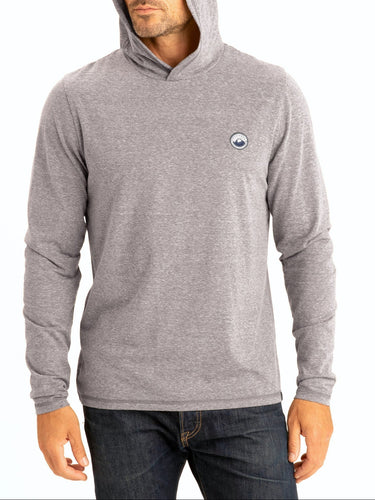 Mountain Sunrise Embroidery Triblend T-Shirt Hoodie Mens Outerwear Sweatshirt Threads 4 Thought 